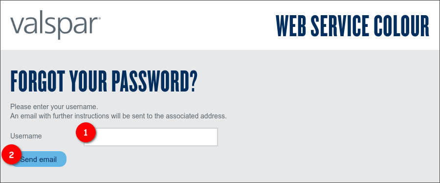 1a. Forgot your password